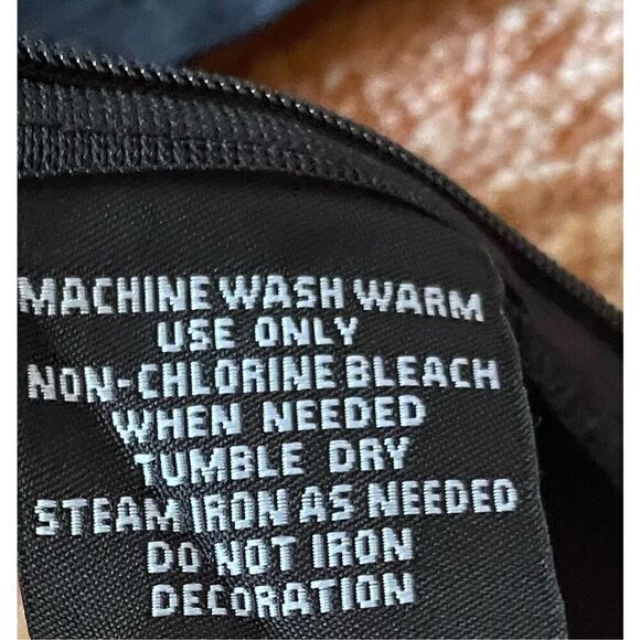 East 5th Top Womens Black Stretch Mock Wrap Self Tie Bow Size  14 Zip Rhinestone - Picture 6 of 10